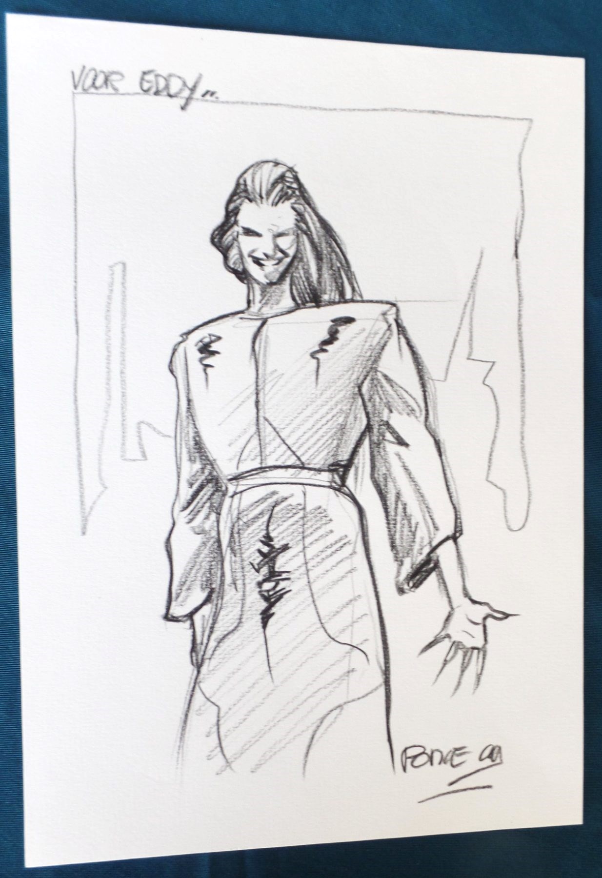 Jean-Marc Ponce - Amazone Century - tekening op los blad