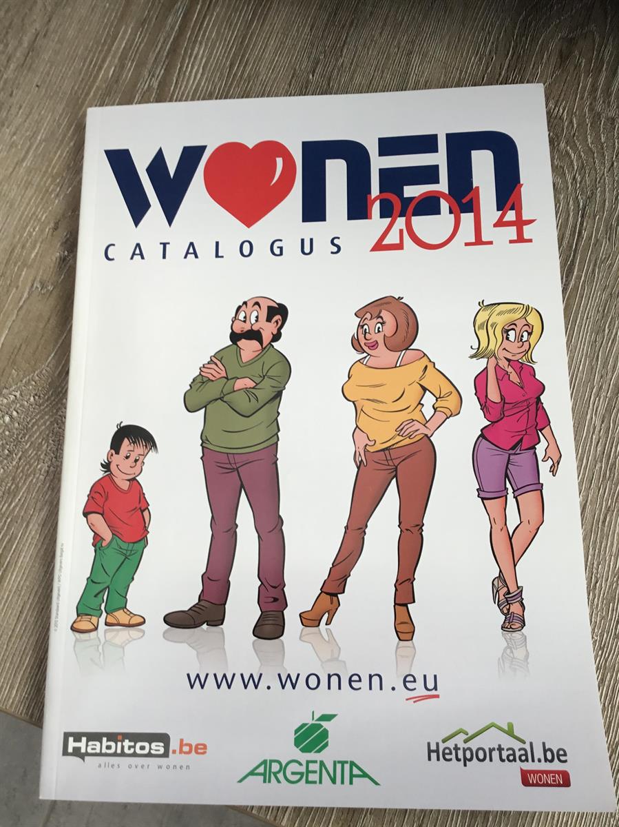 Kiekeboe - wonen catalogus 2014 met kleurplaat - 160 blz