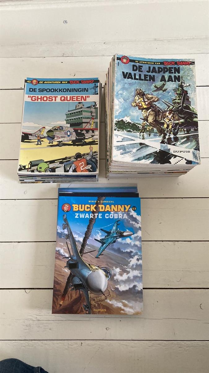 Complete 58-delige stripreeks Buck Danny (diverse drukken)