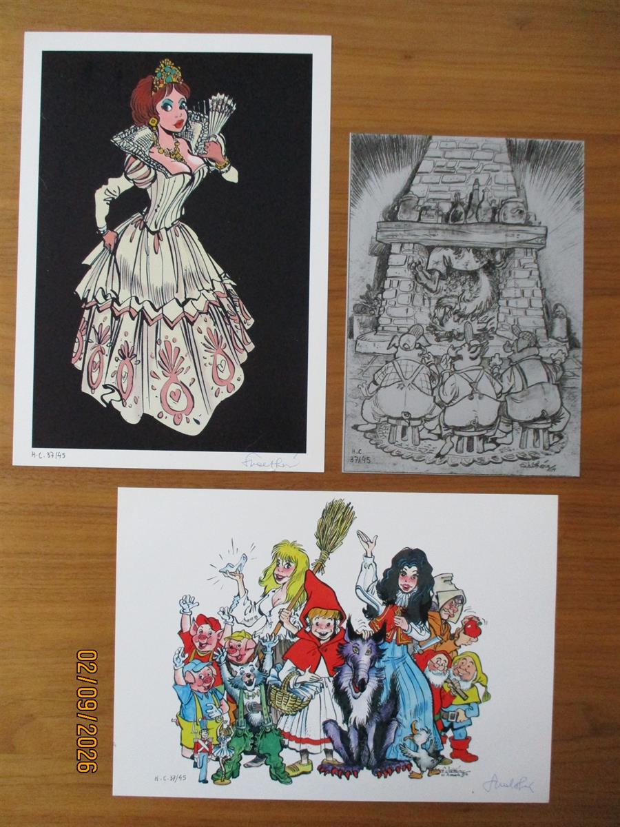 Walthery - 2x ex-libris + drukplaatje