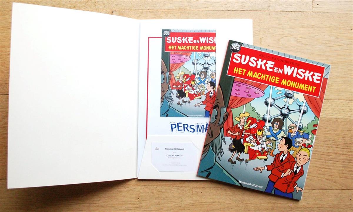Suske en Wiske- Machtige Monument- speciale uitgave - Persmap -2008