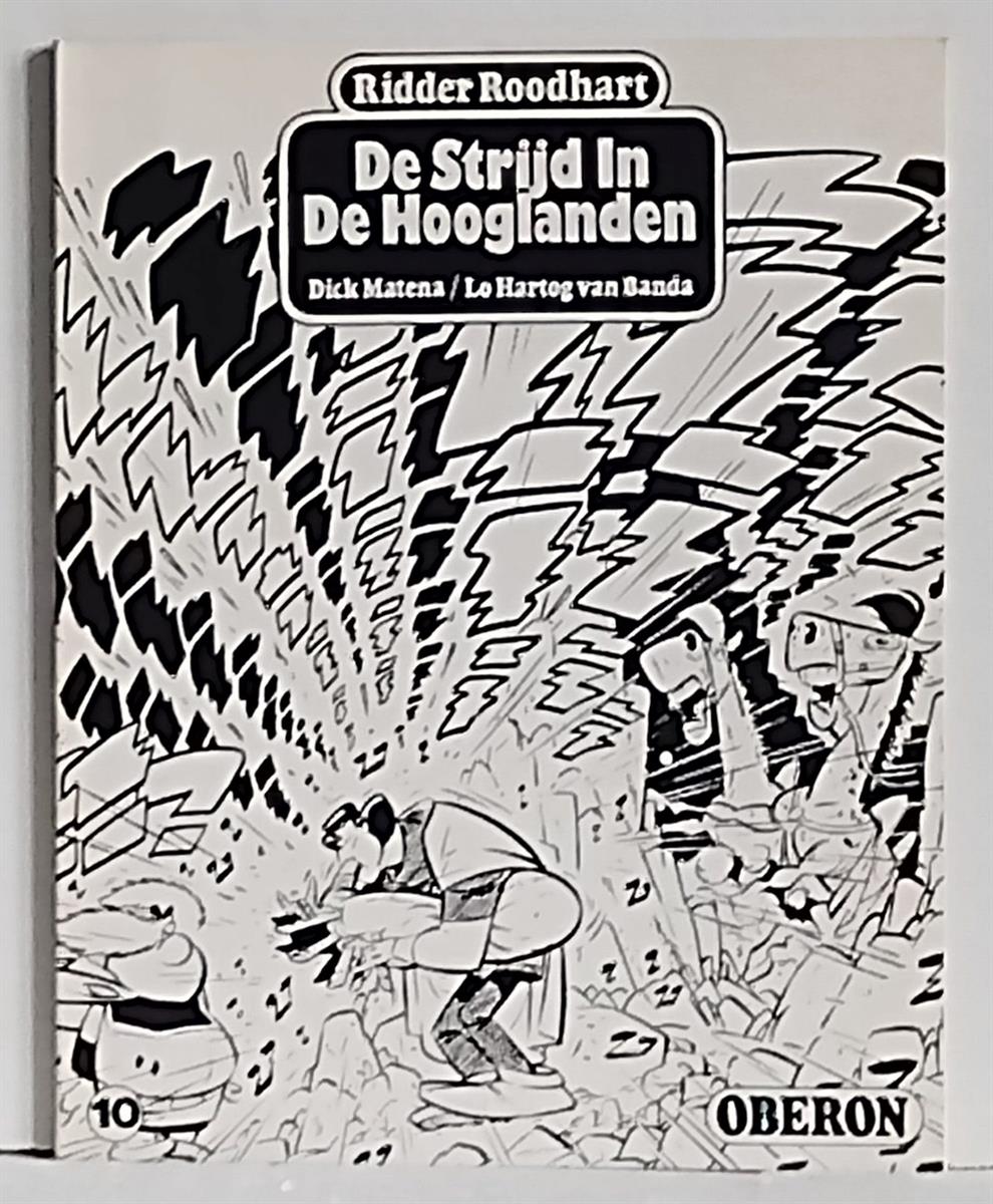 Oberon zwart wit reeks - Nr 10 - Ridder roodhart - De strijd in de Hooglanden - Oberon - 1976
