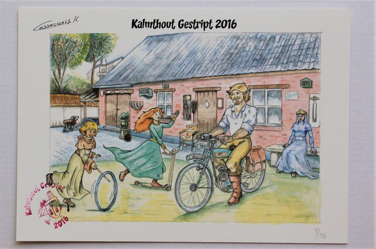 Ex Libris  Kalmthout Gestript 2016 Kurt Cassauwers