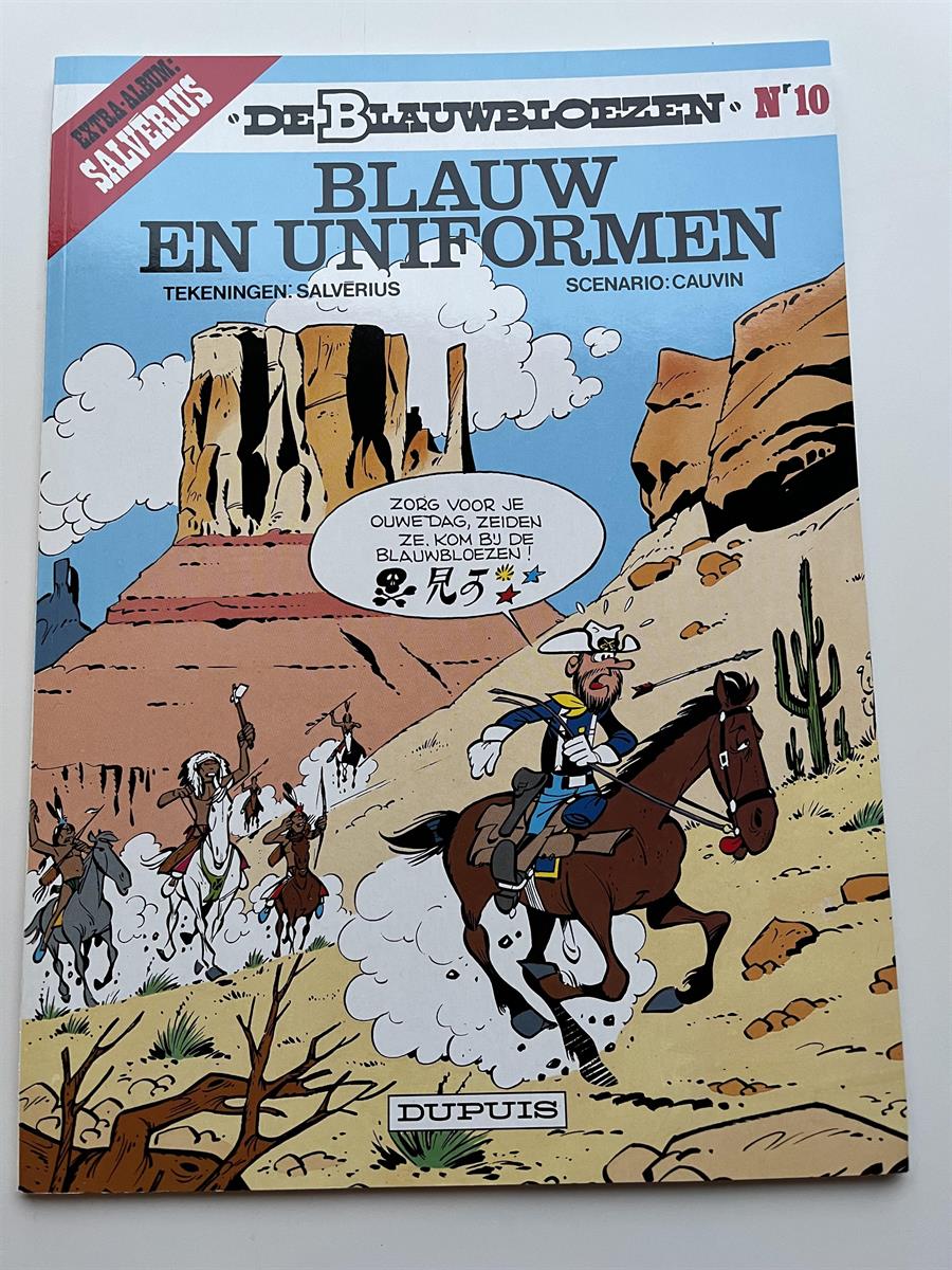 De blauwbloezen nr 10 - Blauw en uniformen - Herdruk 2003 - SC
