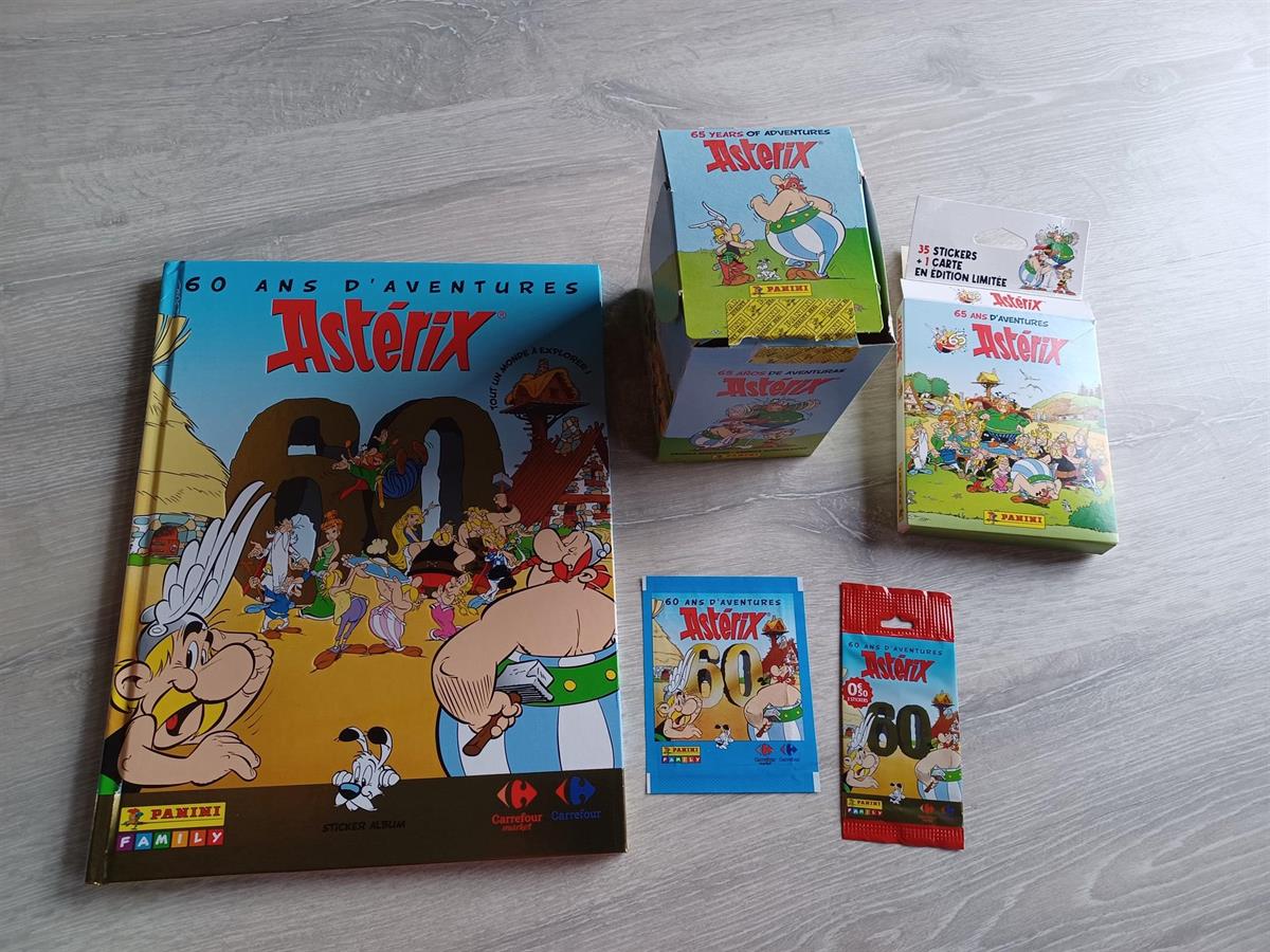 Panini album Asterix - 60 ans d'aventures