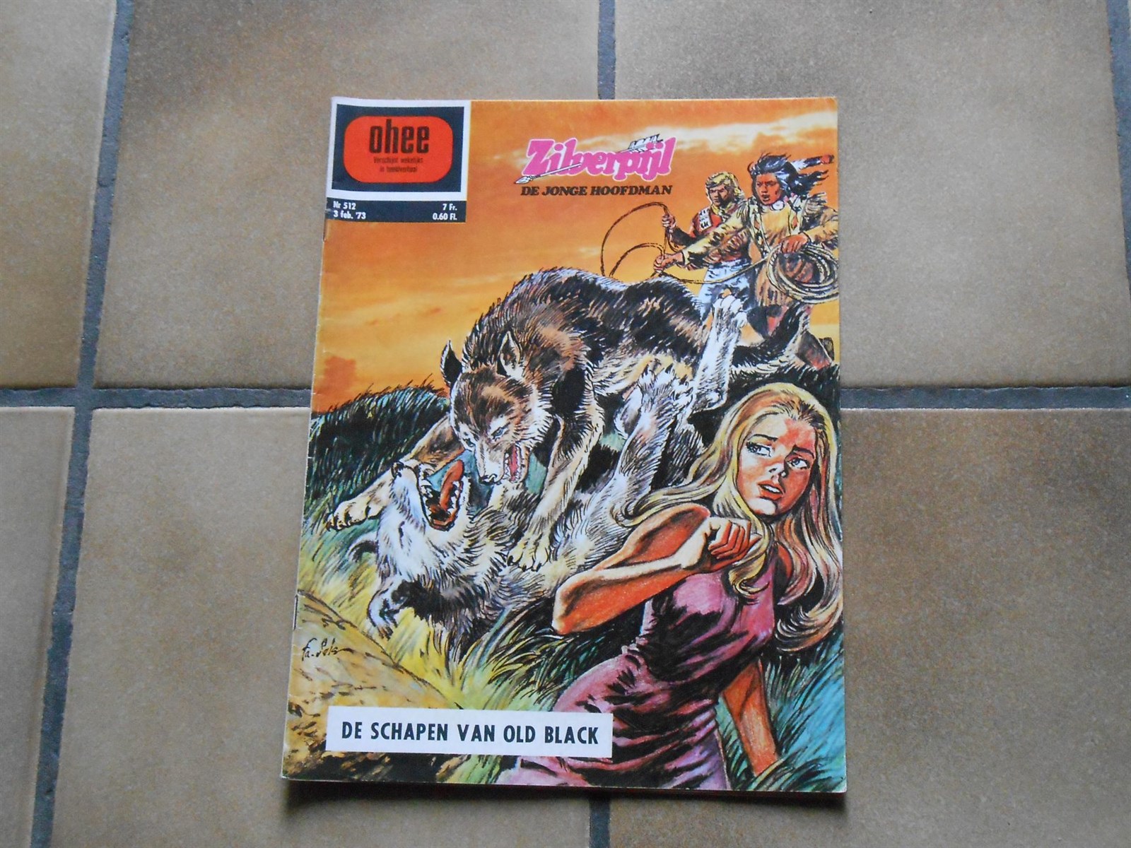 ohee 512: zilverpijl de schapen van old black - sc - 1973