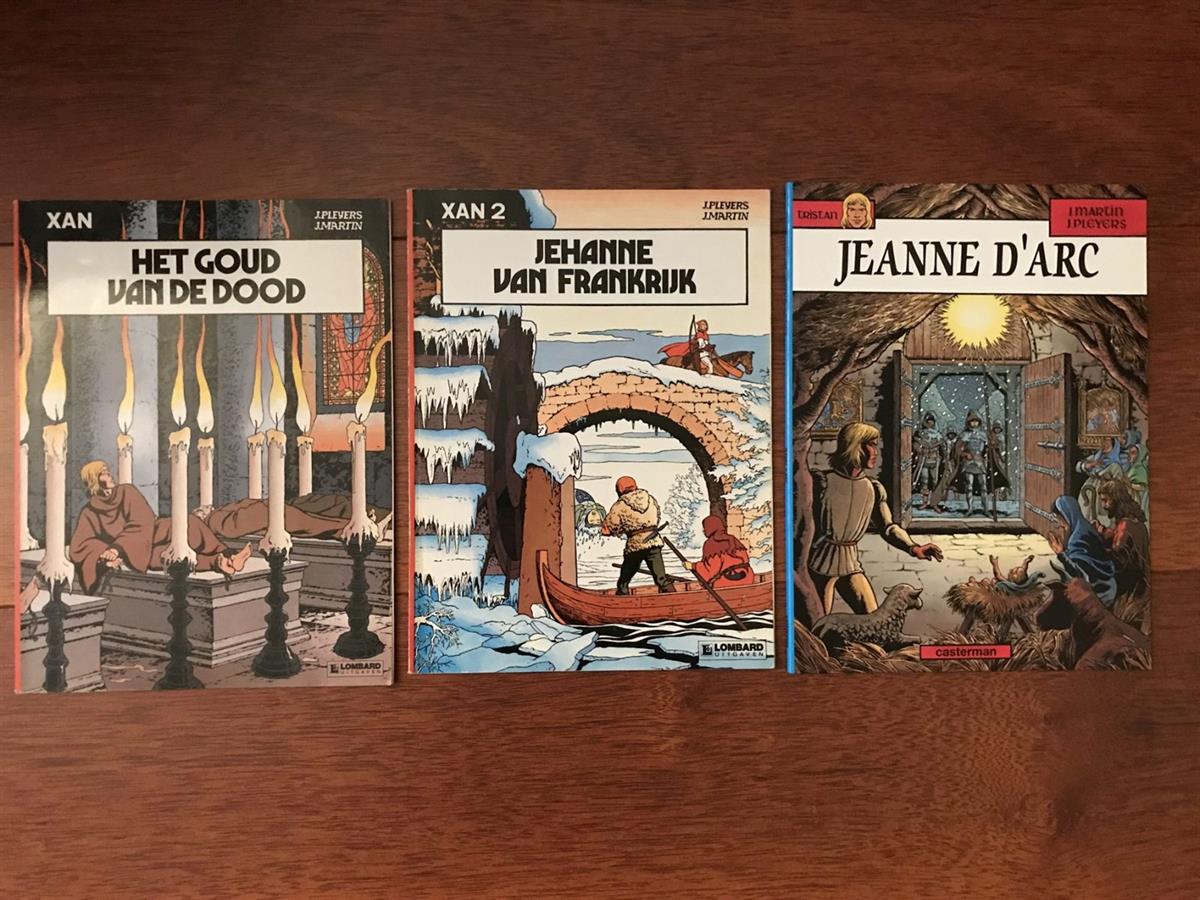 Tristan/Xan - 21 x sc - Jacques Martin/Jean Pleyers - Casterman - 19 x 1e druk.