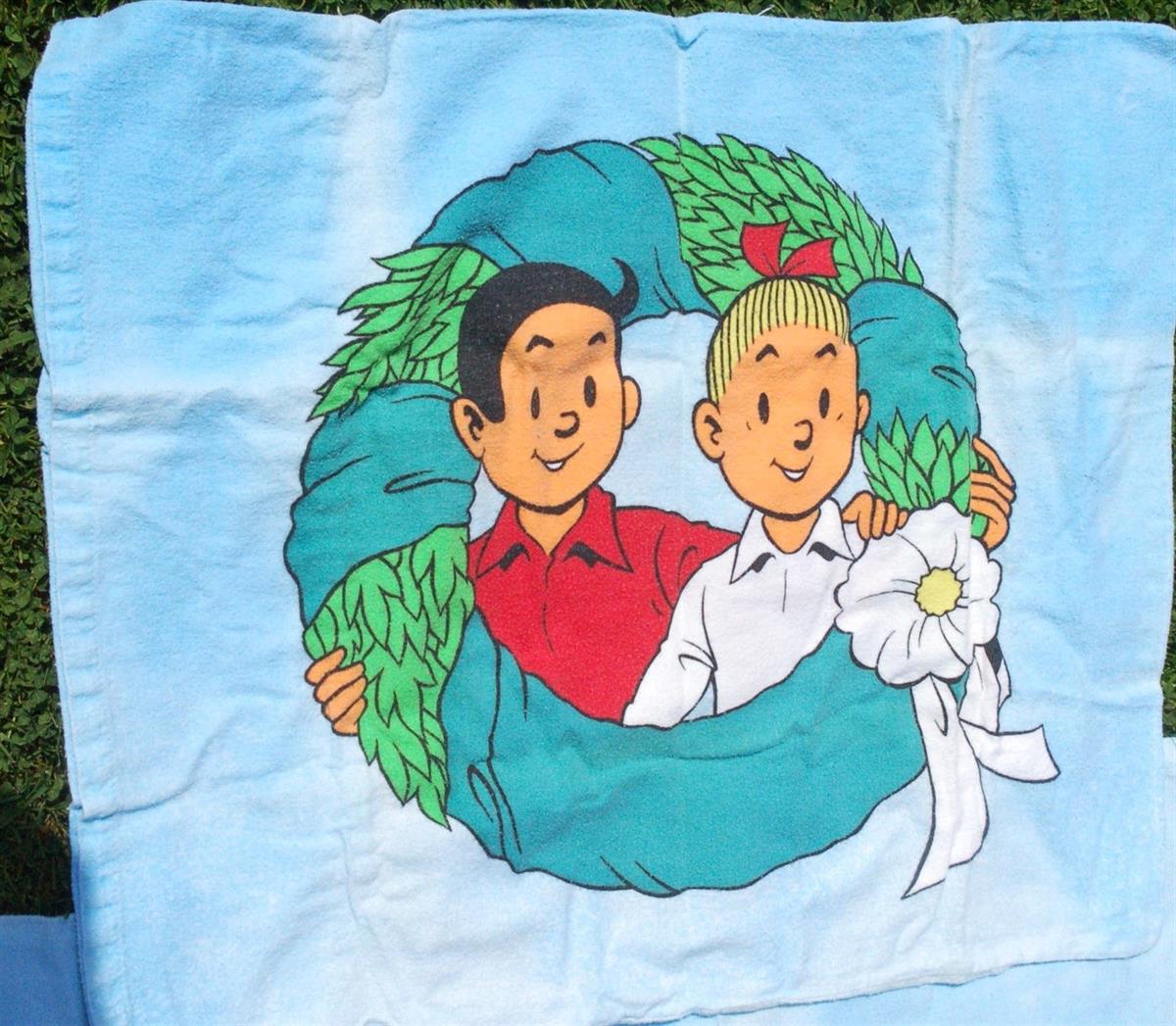 Suske en Wiske- Bedovertrek + Kussensloop- 1990