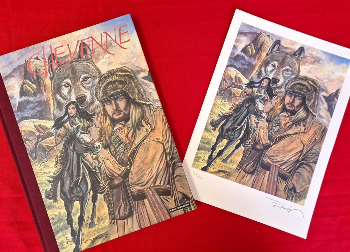 Cheyenne - hardcover luxe met linnen rug - oplage 500 ex. - met gesigneerde ex libris - 2005