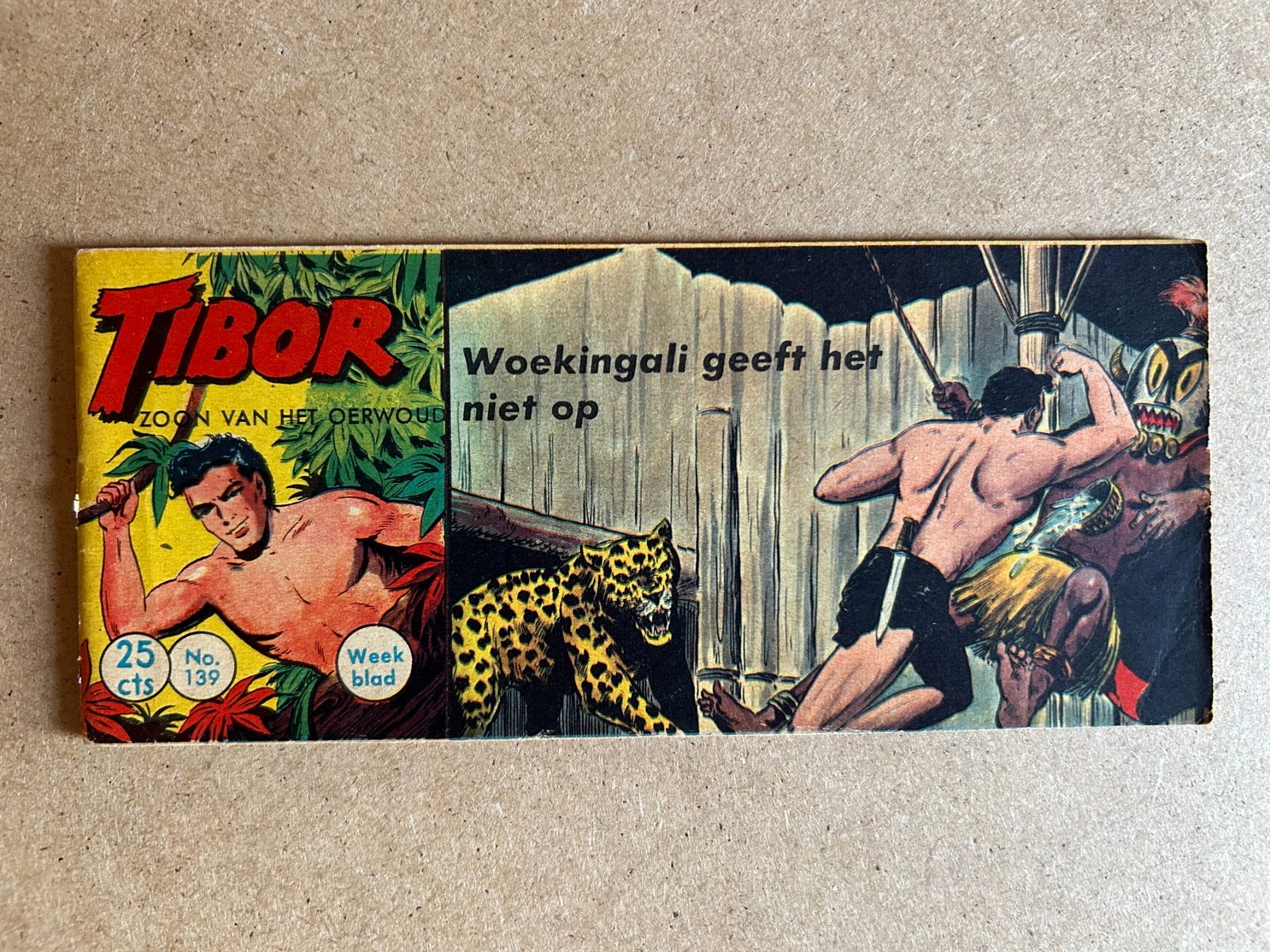 Tibor, nummer 139, Woekingali geeft het niet op, 1962