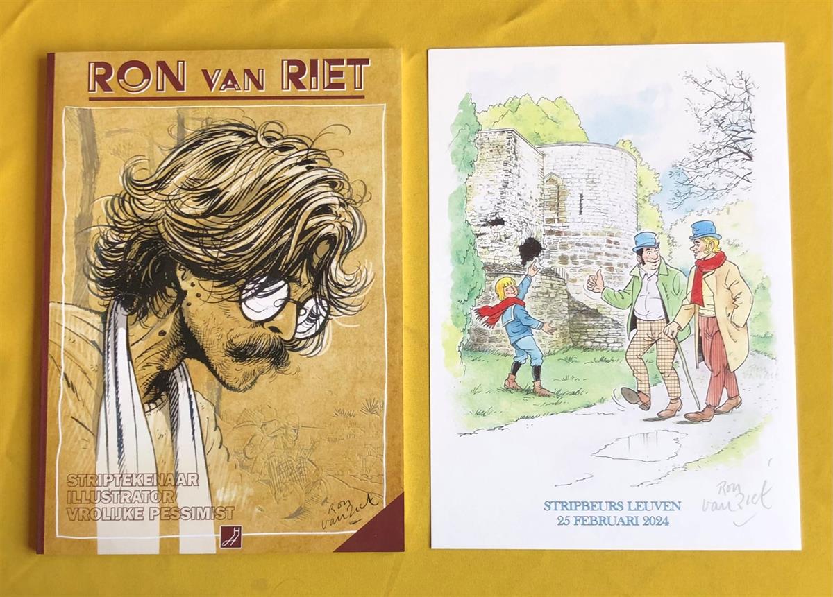 Ron van Riet : striptekenaar, illustrator, vrolijke pessimist - Oplage 300ex - SC - Eerste druk - 2024