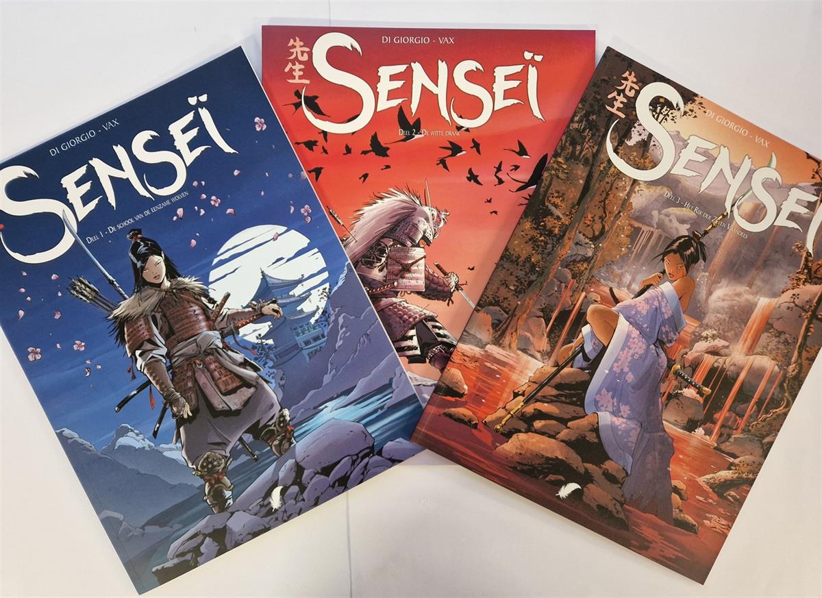 Senseï - Complete reeks - Delen 1 t/m 3 - softcovers - 2016/2019