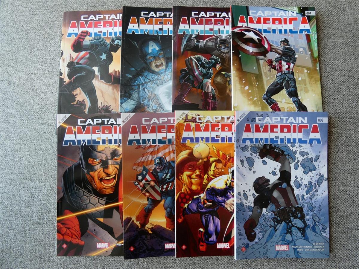 Captain America - compleet nrs 1 t/m 8 - SC - 1e druk (2015-2017)