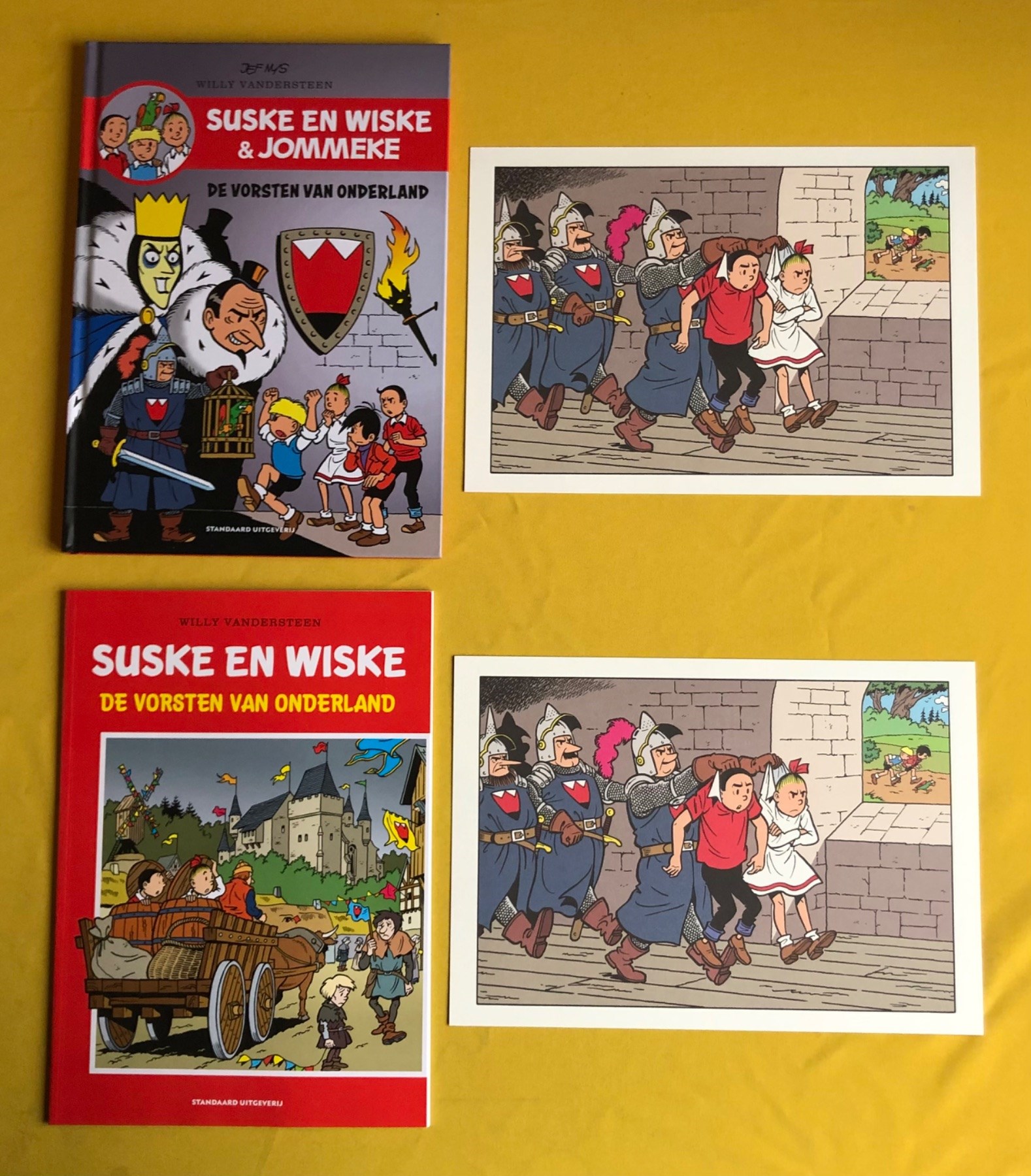 Suske en Wiske & Jommeke - De vorsten van Onderland - Twee exclusieve uitgaves - HC/SC - Eerste druk - 2025