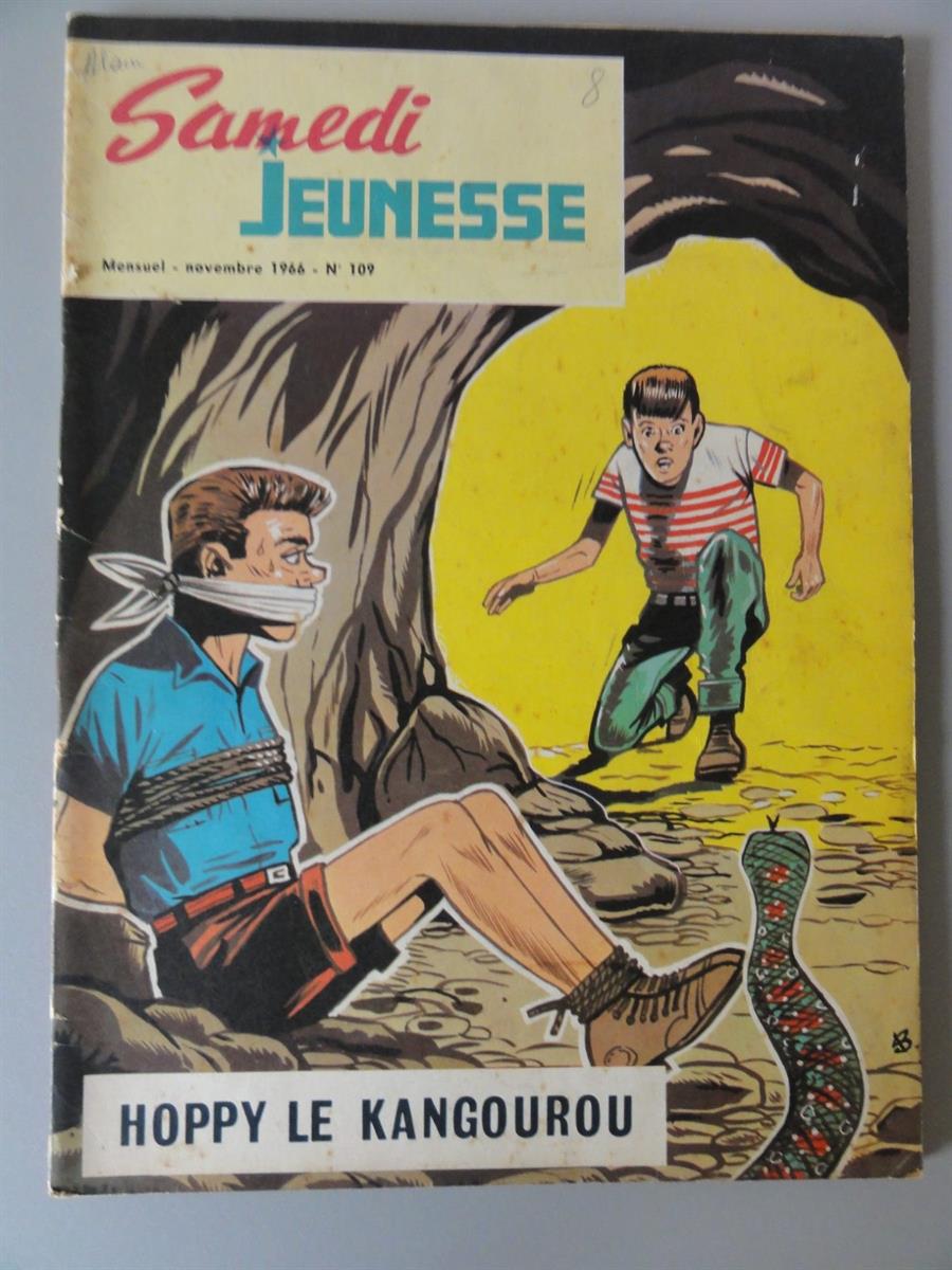 Samedi Jeunesse 109 - Hoppy,le kangourou - sc - Eerste druk - 1966 - Fr
