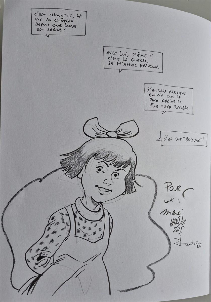 Hardoc- De oorlog van de Lulu's - Lucas -2023 - sc- 1e dr -met tekening