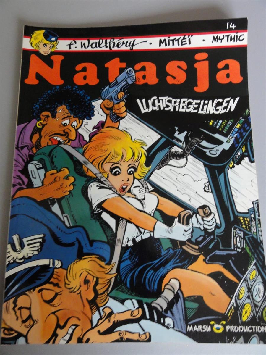 Walthery - Natasja - Luchtspiegelingen - Reclamestrip - sc -Eerste druk van een heruitgave - 1989