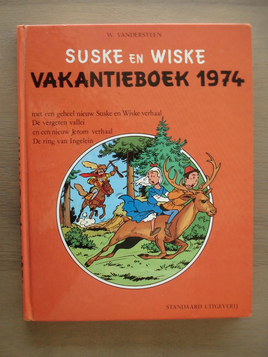 Suske en Wiske - Vakantieboek 1974 - 1ste druk - HC