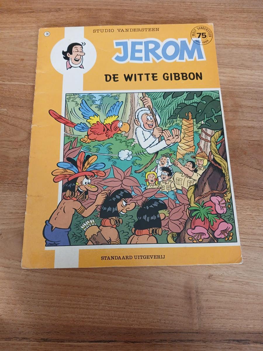 Jerom-28- De witte gibbon - sc-1988-eerste druk