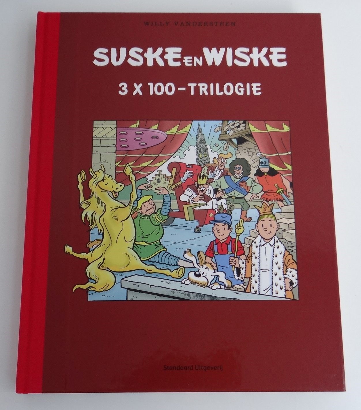 Suske en Wiske - 3 x 100 trilogie - Luxe hardcover editie op groot formaat met linnen rug - (2008)
