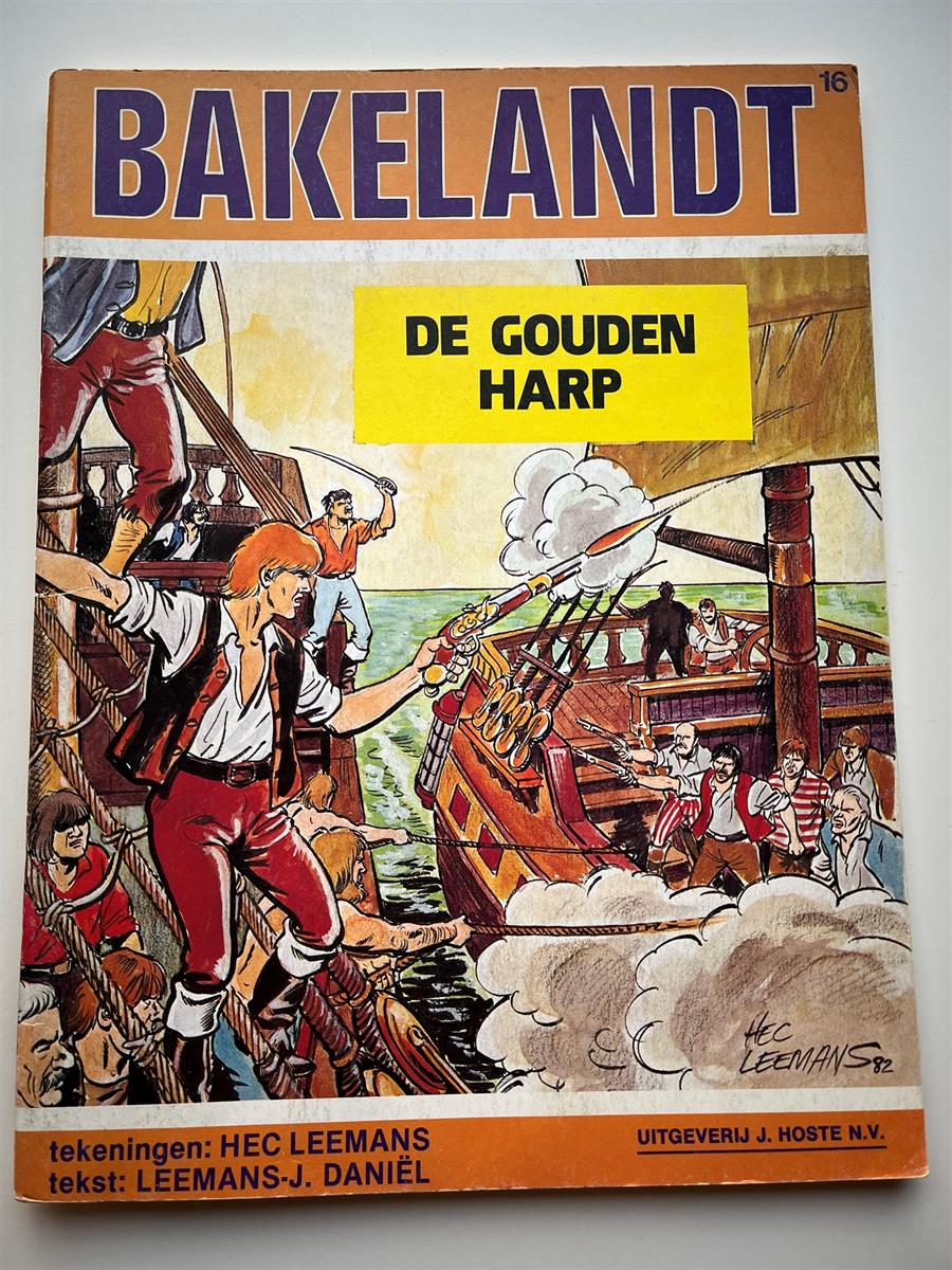 Bakelandt nr 16 - De gouden harp - 1ste druk 1981 - SC