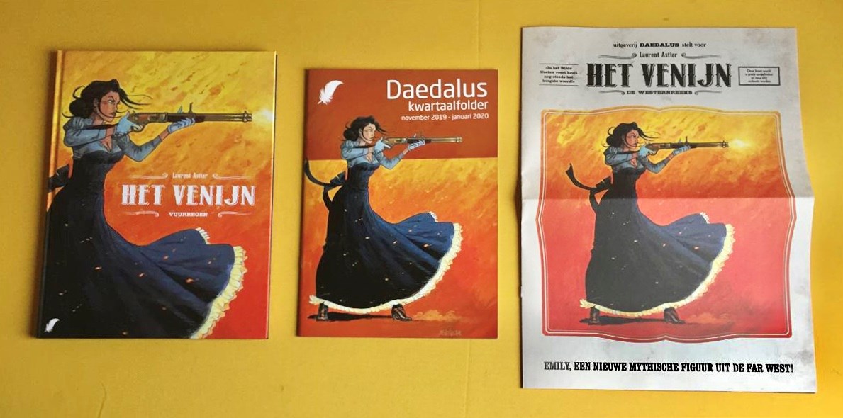 Het venijn -1- Vuurregen + krantje + voorpublicatie - HC - 1e druk - 2019