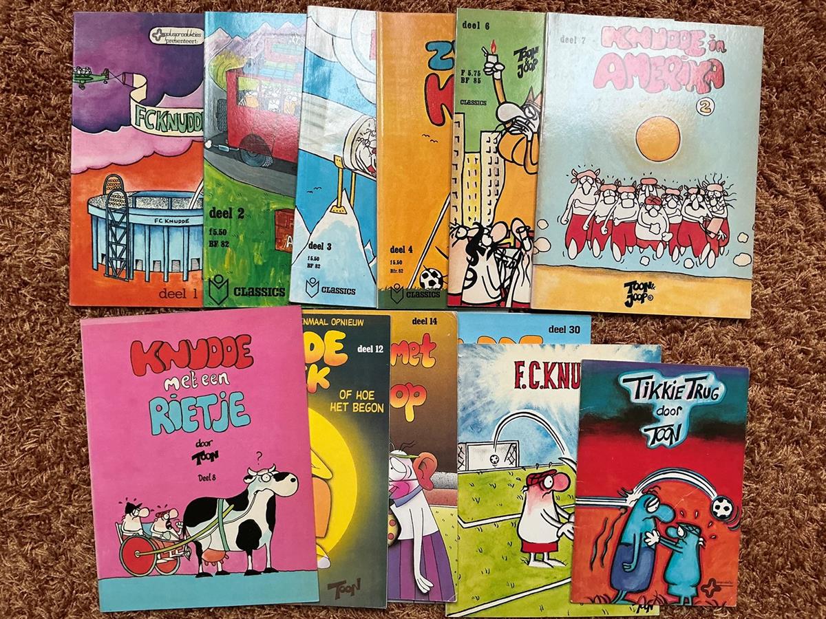 Knudde - diverse delen - diverse uitgevers - 1975