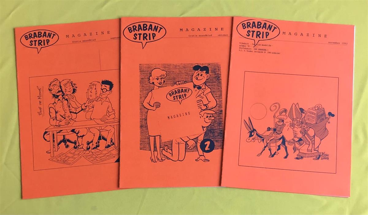 Brabant strip Magazine 1 t/m 3 - SC - Herdruk - 1992