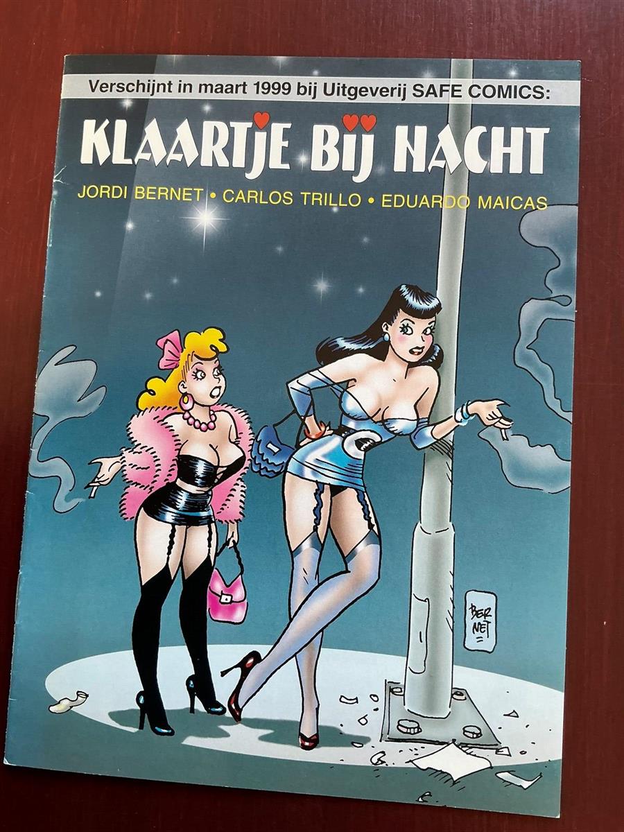 Klaartje bij nacht - SAF Comics - ongekleurd - 1998