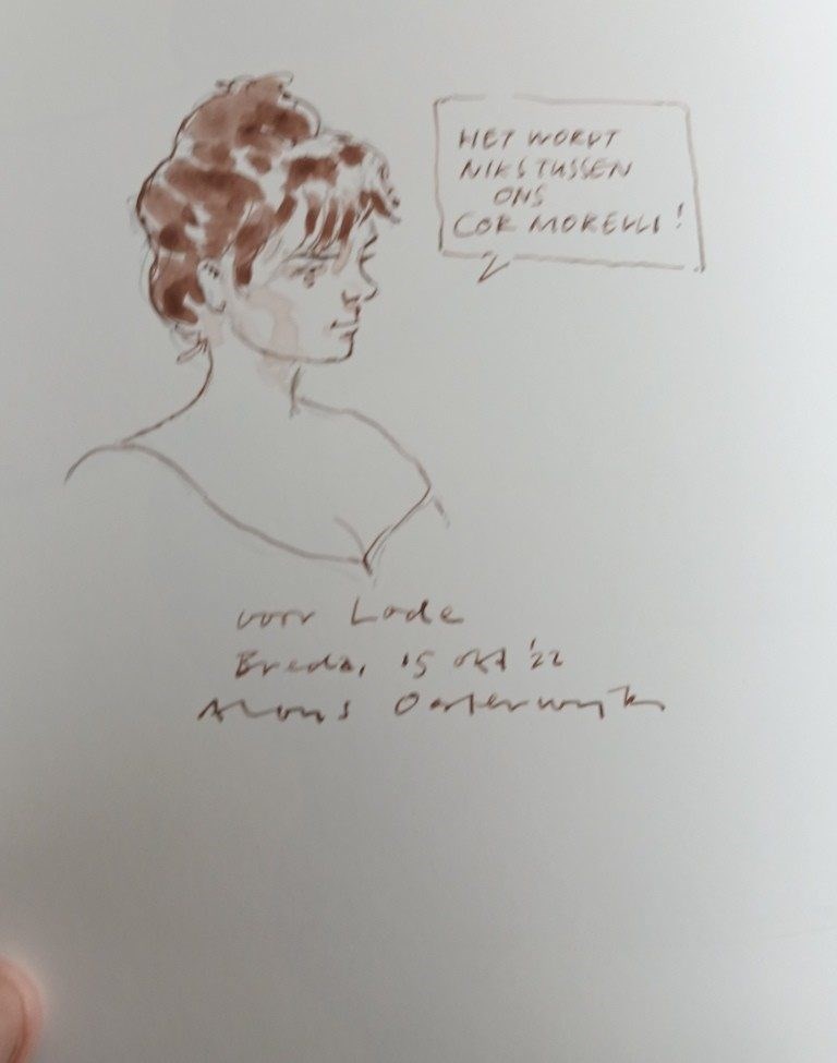 Het grote geluk (Cor Morelli) - sc - 2022 - Met fantekening Aloys Oosterwijk