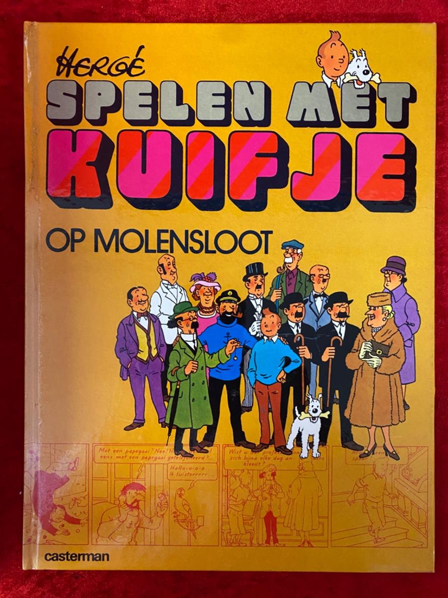 Kuifje - Spelen met Kuifje op Molensloot - Casterman uitgave - hc - 1974