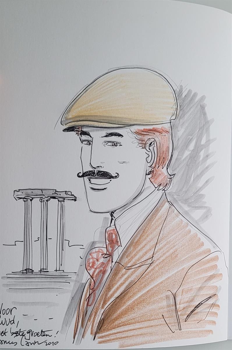 Francois Carin - Victor Sackville - De Romeinse code - 1e dr - 2009 met tekening