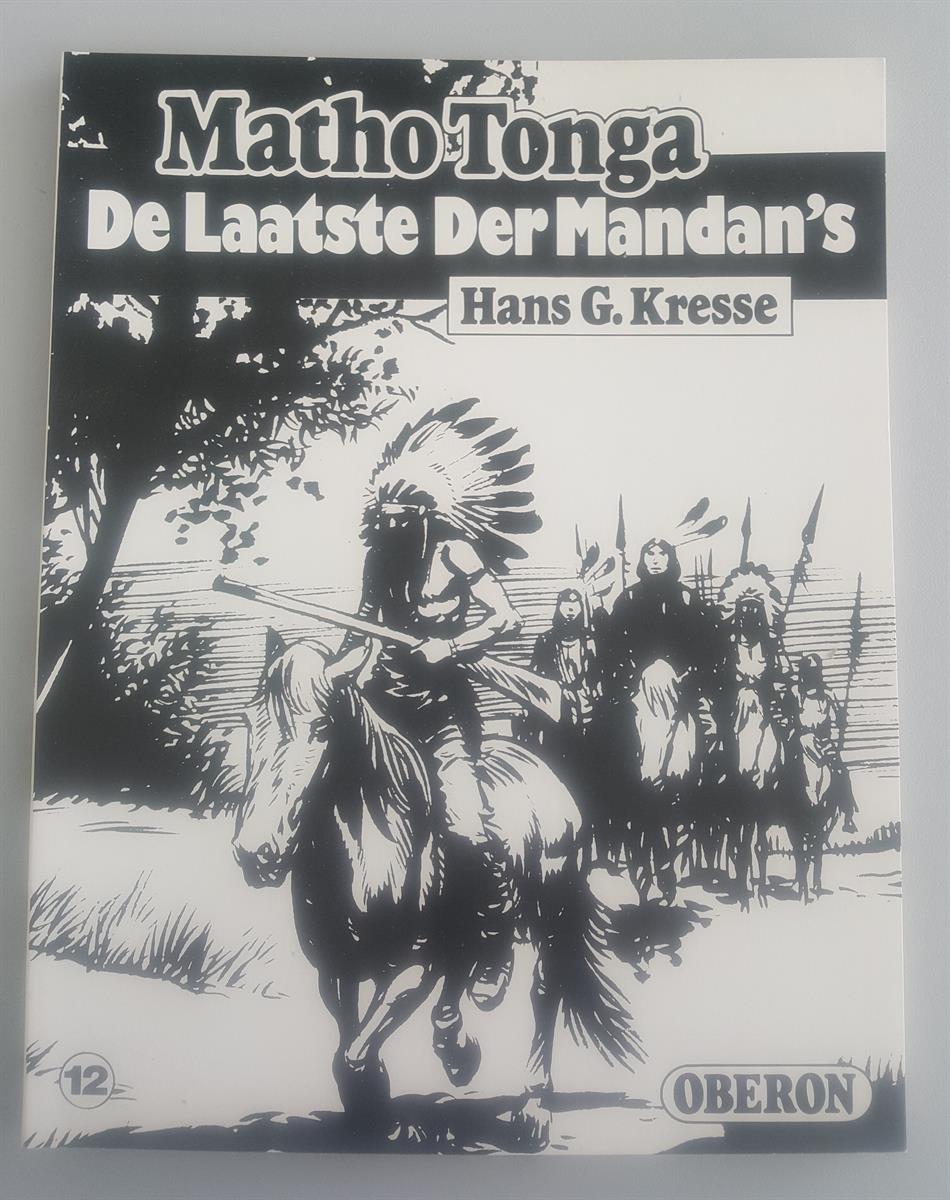 Matho Tonga de laatste de Mandan's - softcover - 1e druk