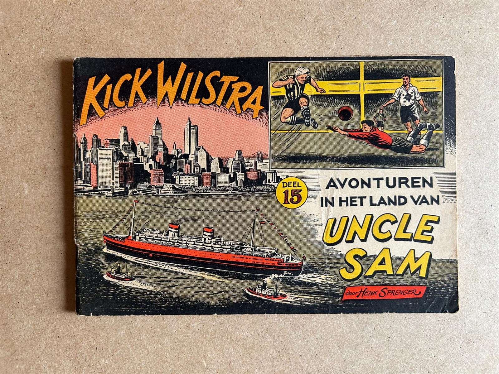 Kick Wilstra, nummer 15, Avonturen in het land van Uncle Sam, 1958