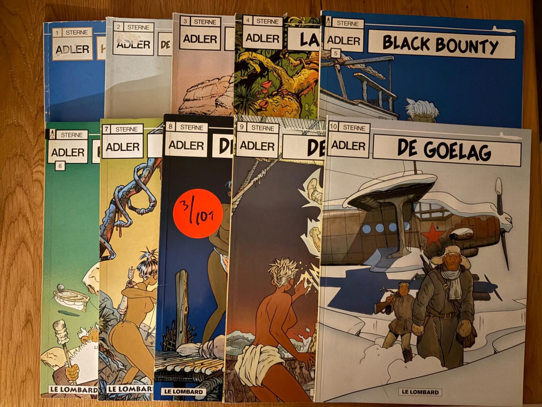 Adler - Nrs. 1 t/m 10 compleet - sc - 1995 tm 2003