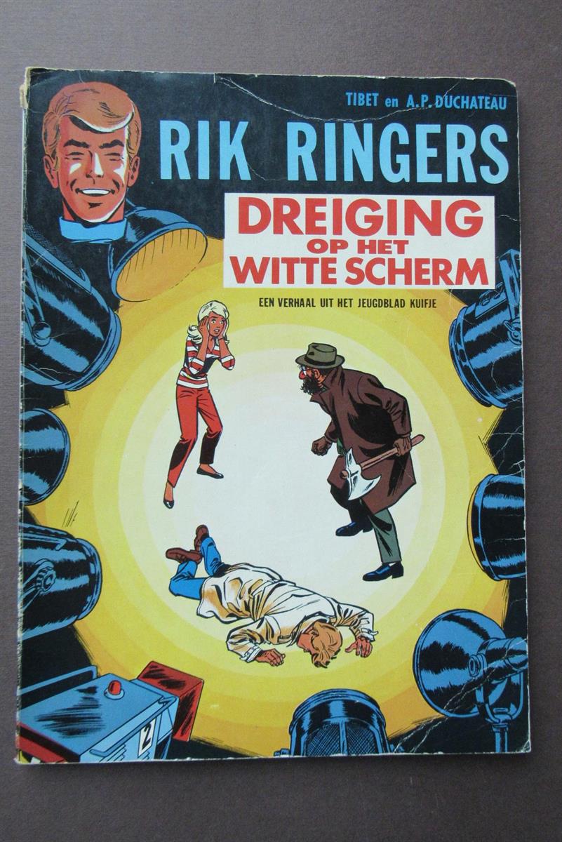 Rik Ringers - Dreiging op het witte scherm - - eerste druk - sc - (1968)