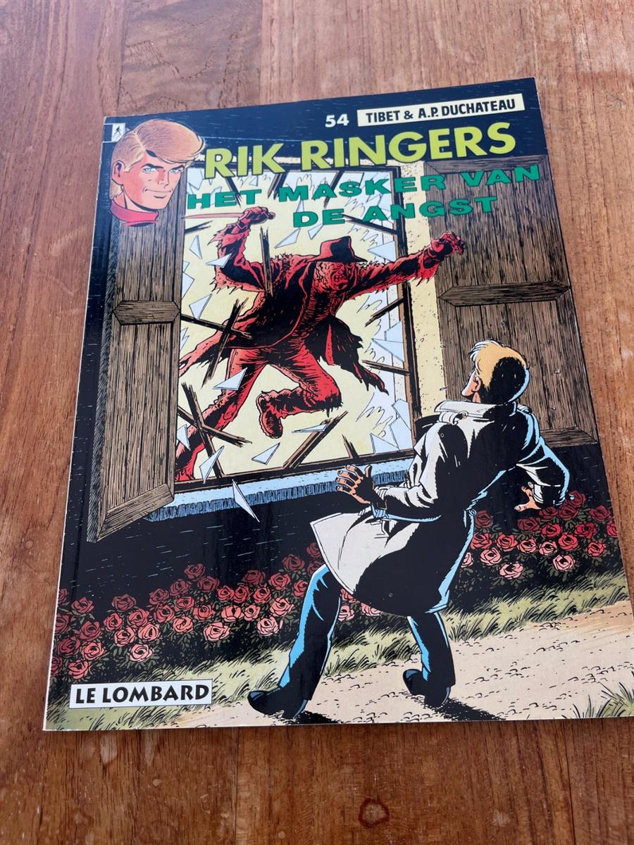 Rik Ringers -Nr.54-Het masker van de angst- sc- Eerste druk 1994
