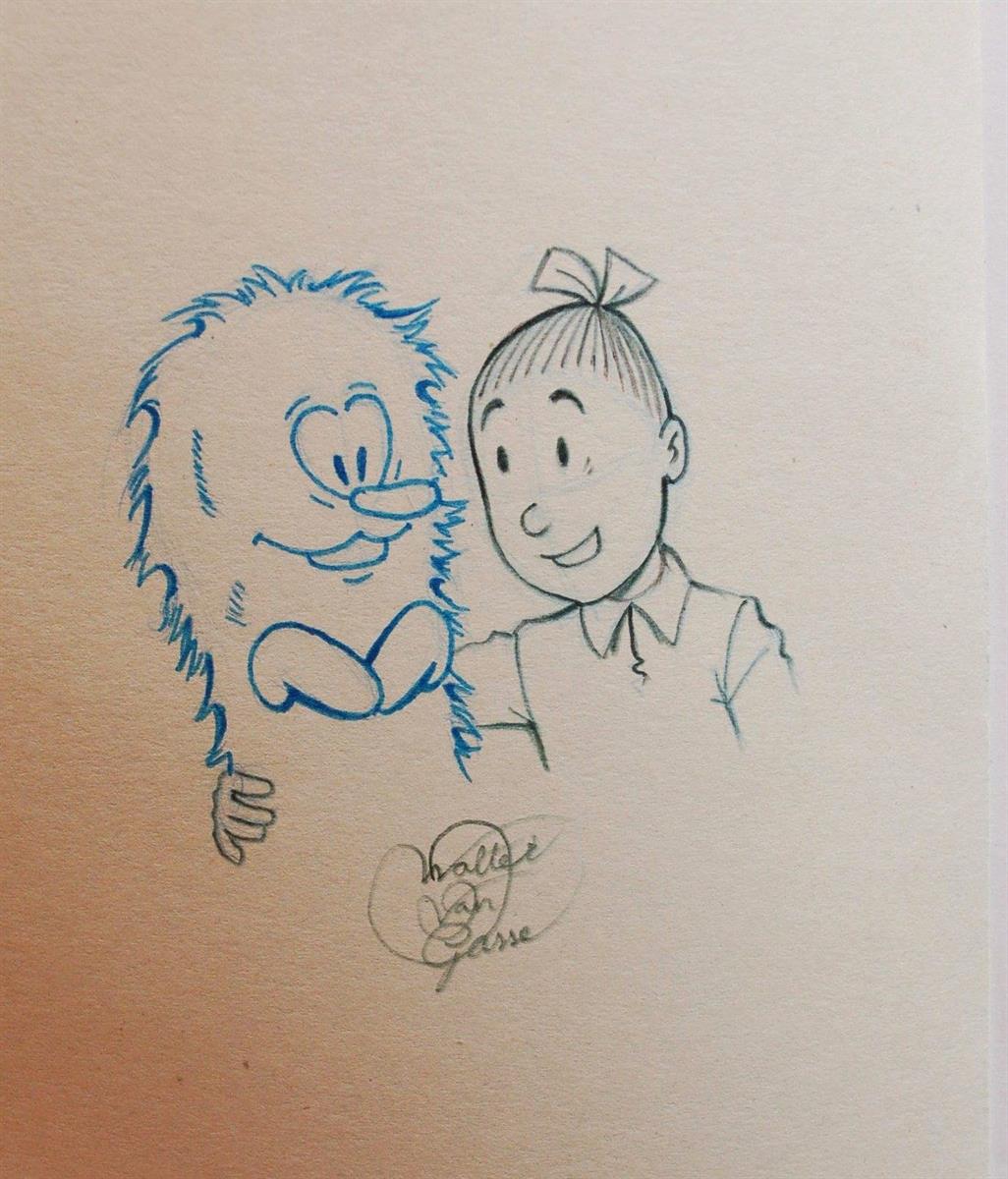 Suske en Wiske - De Minilotten van Kokonera - 1995 - met dedicase Walter Van Gasse