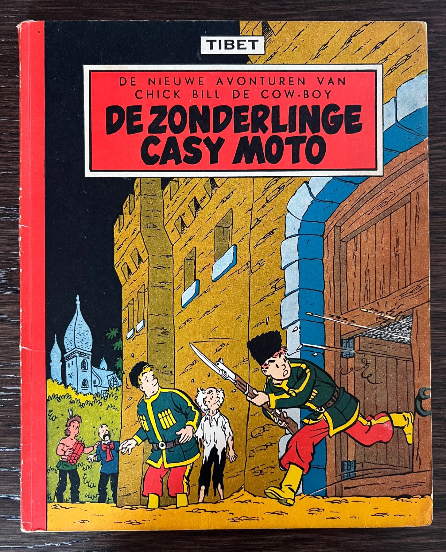 Chick Bill - 23 - De zonderlinge Casy Moto - Softcover - Eerste druk - 1956
