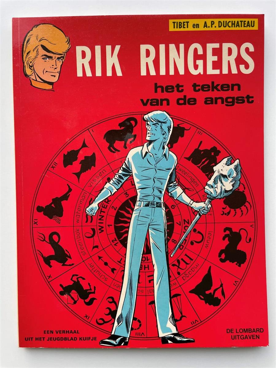 Rik Ringers - Het teken van de angst - sc - Eerste druk - 1974