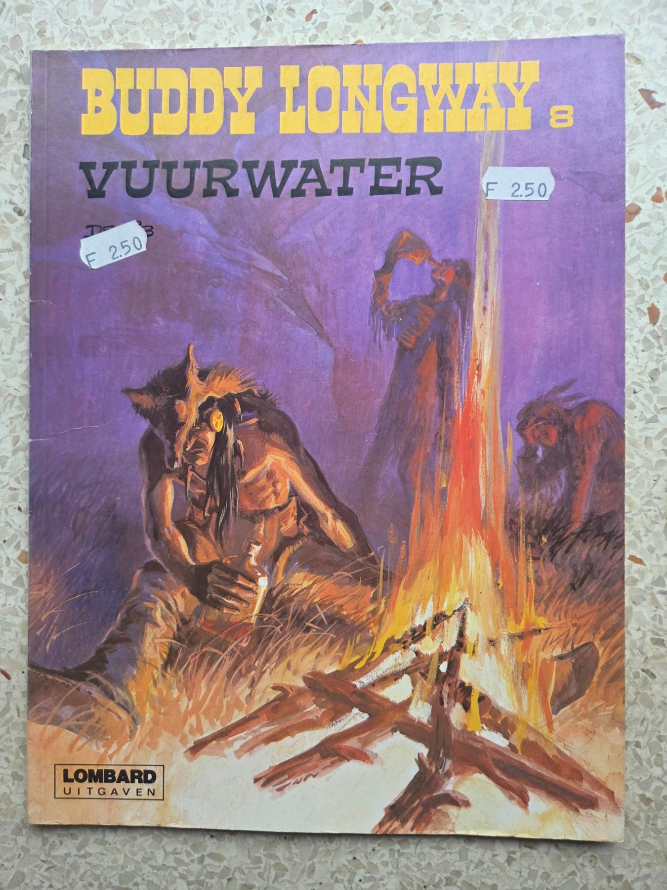 Buddy Longway-Vuurwater Derib/Lombard-1edruk