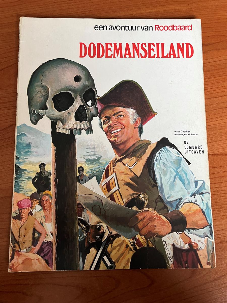 Roodbaard nr 6 - Dodemanseiland - 1ste druk 1974 - SC