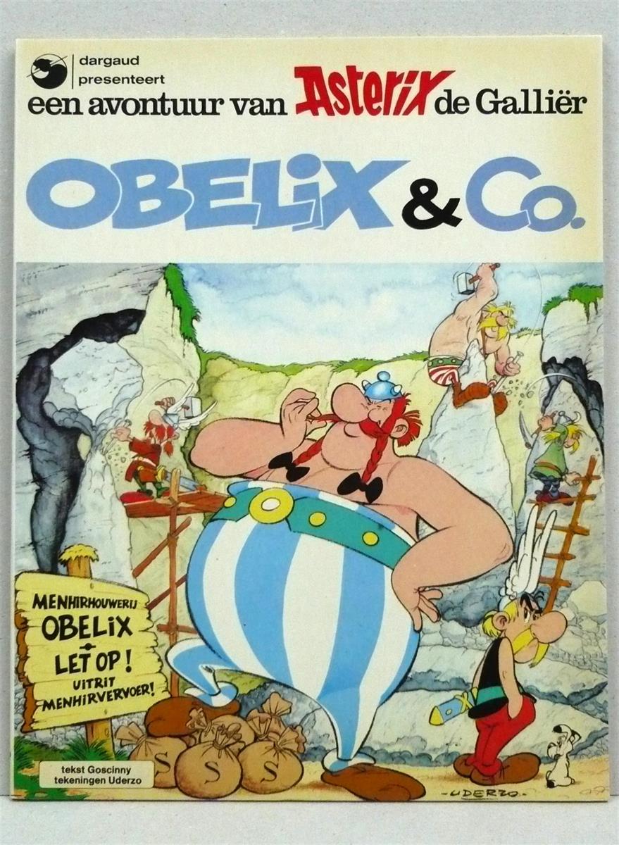 Asterix, nr. 23(b). Obelix & Co. -sc- herdruk, 1985