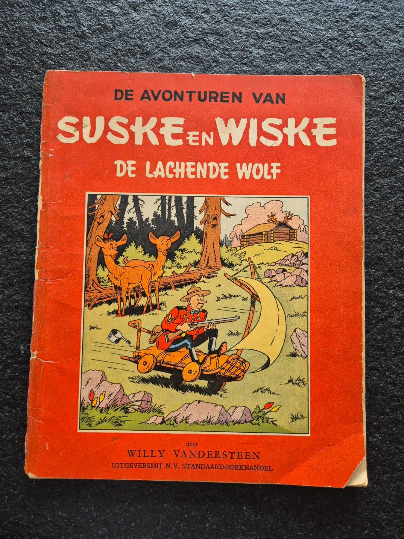 Suske en Wiske - RV17a - De lachende wolf -  sc - 1e druk - 1953