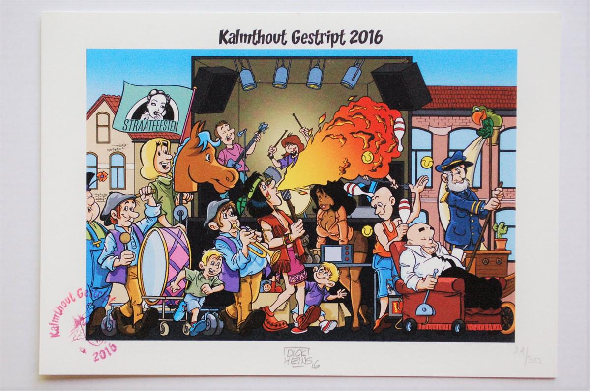 Ex Libris  Kalmthout Gestript 2016  Dick Heins