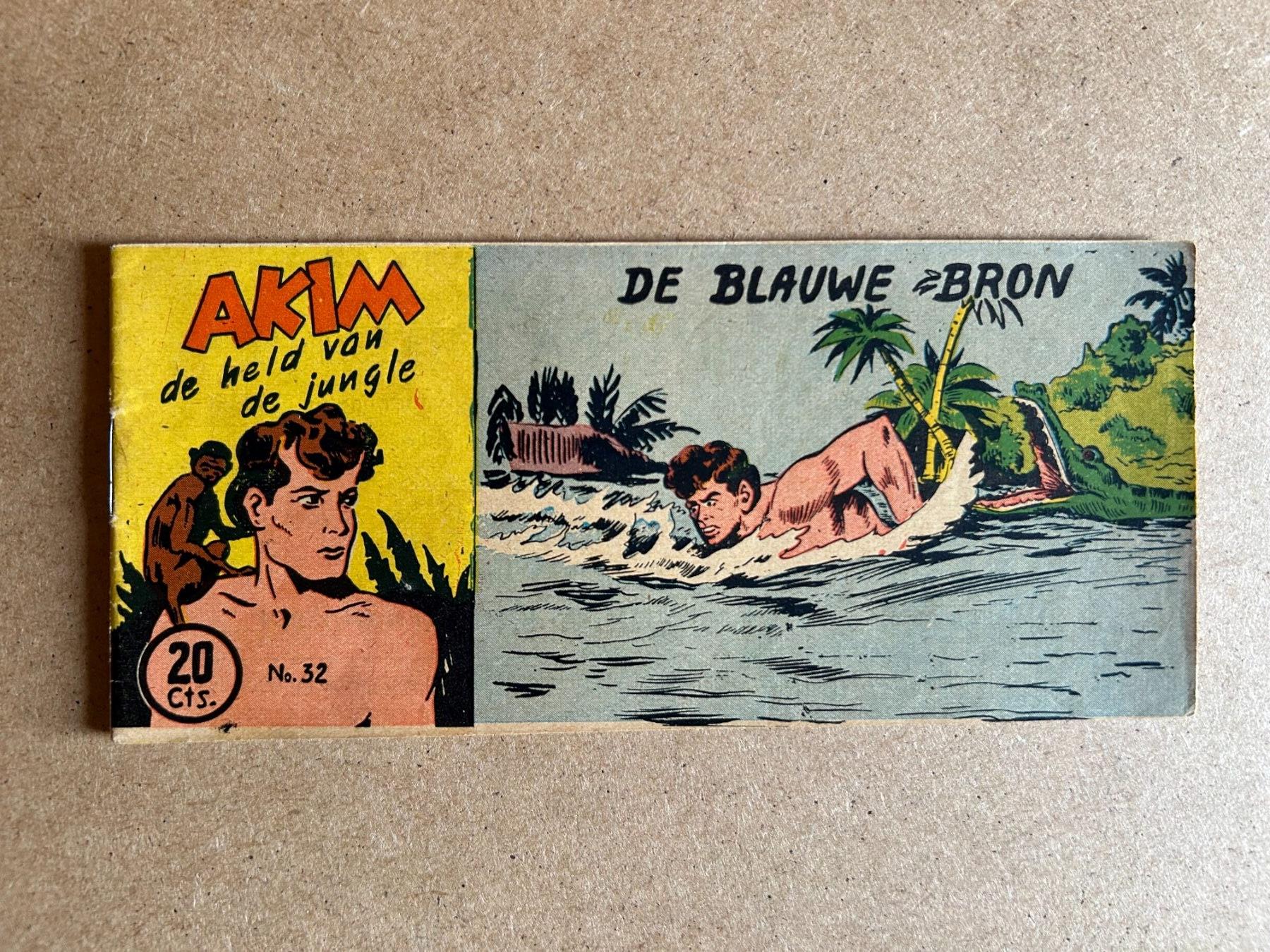 Akim, nummer 32, De blauwe bron, 1954