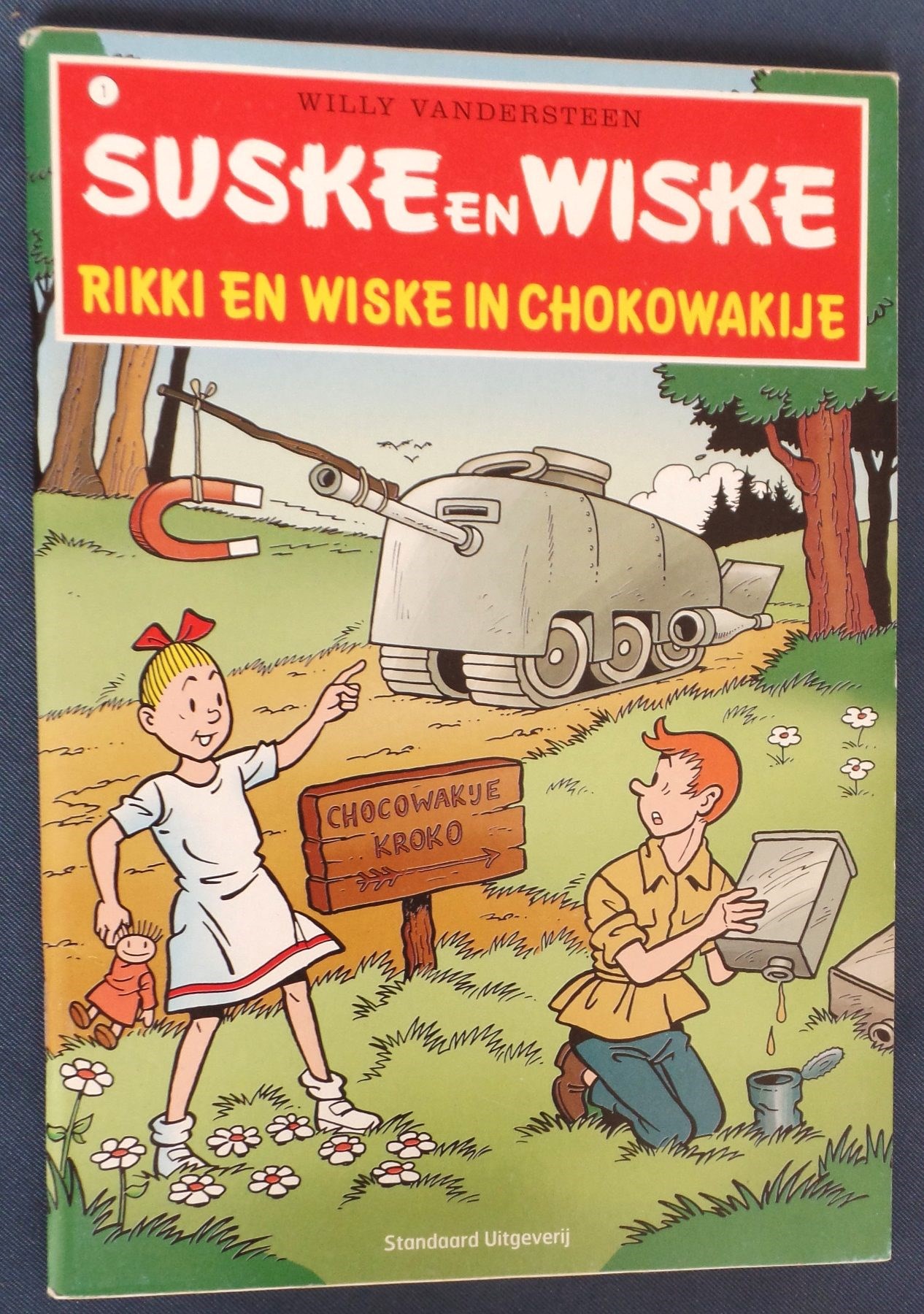 Suske en Wiske - Rikki en Wiske in Chokowakije - sc - reclame uitgave Nederlandse kranten