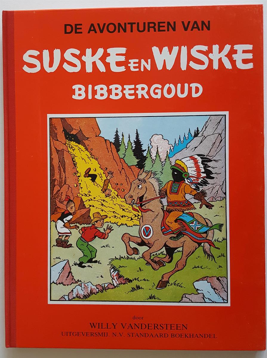 Suske en Wiske - Bibbergoud - luxe gelimiteerde uitgave op groot formaat (1992)
