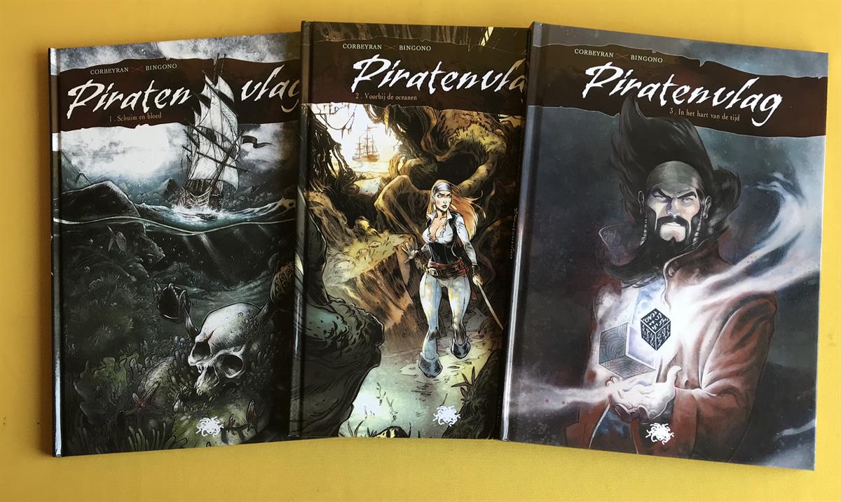 Piratenvlag 1 t/m 3 - Complete reeks - HC - 1e druk - 2011/2014