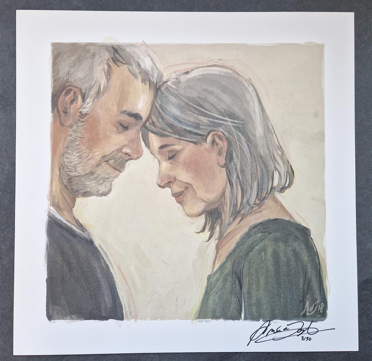 Aimée de Jongh - Lithografie - Bloesems in de herfst - oplage 50 ex. - (2018)